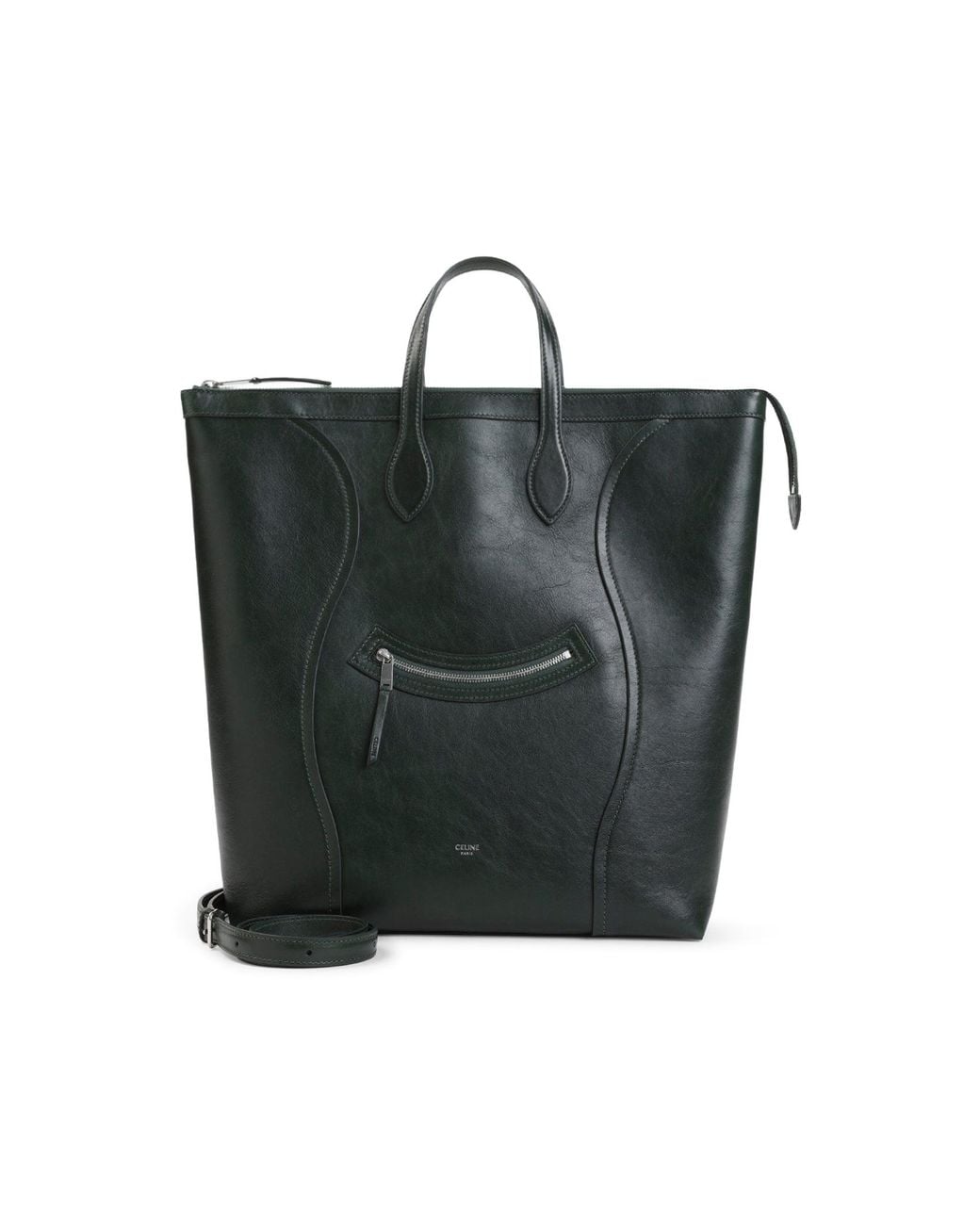 Céline Black Medium Cabas Vertical