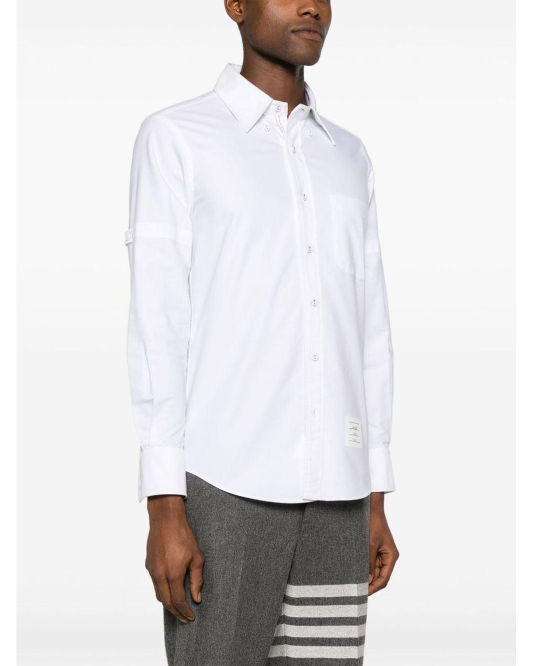 Thom Browne Hemd Mit Armbindendetail in White für Herren