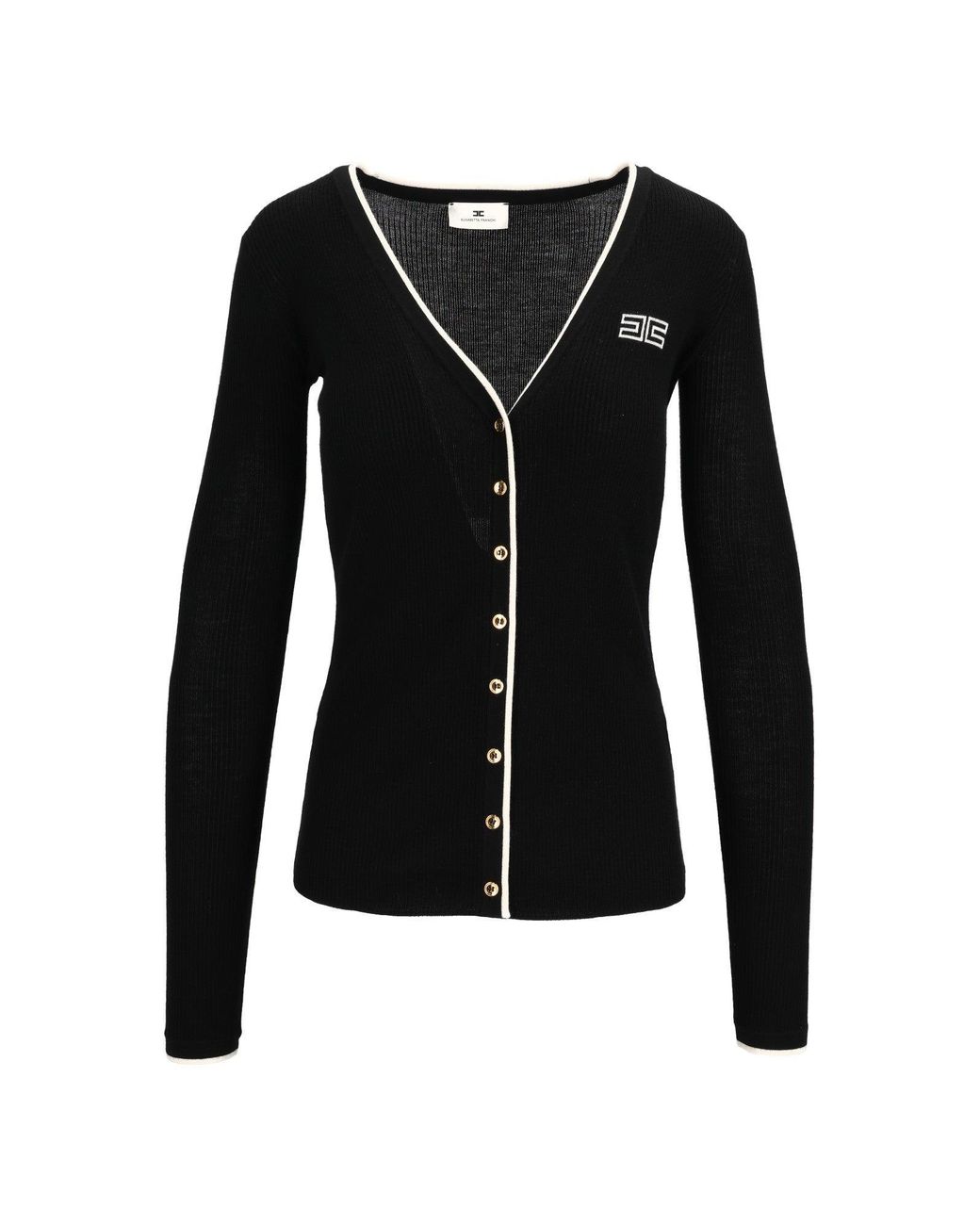 Elisabetta Franchi Black Maglia Tricot