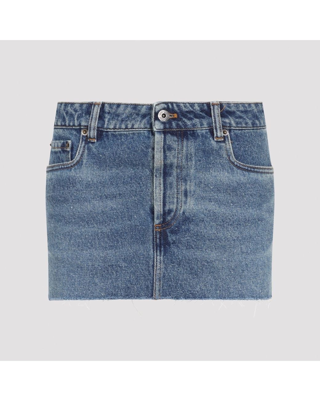 Miu Miu Blue Denim Skirt