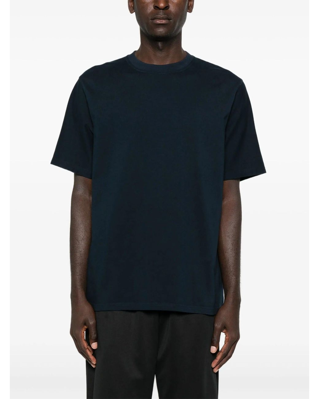 Arte' White Blocks Print T Shirt