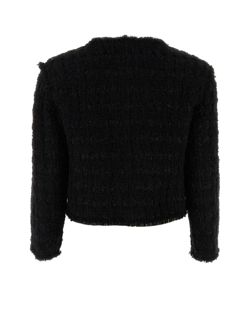 Tory Burch Black Tweed Blazer