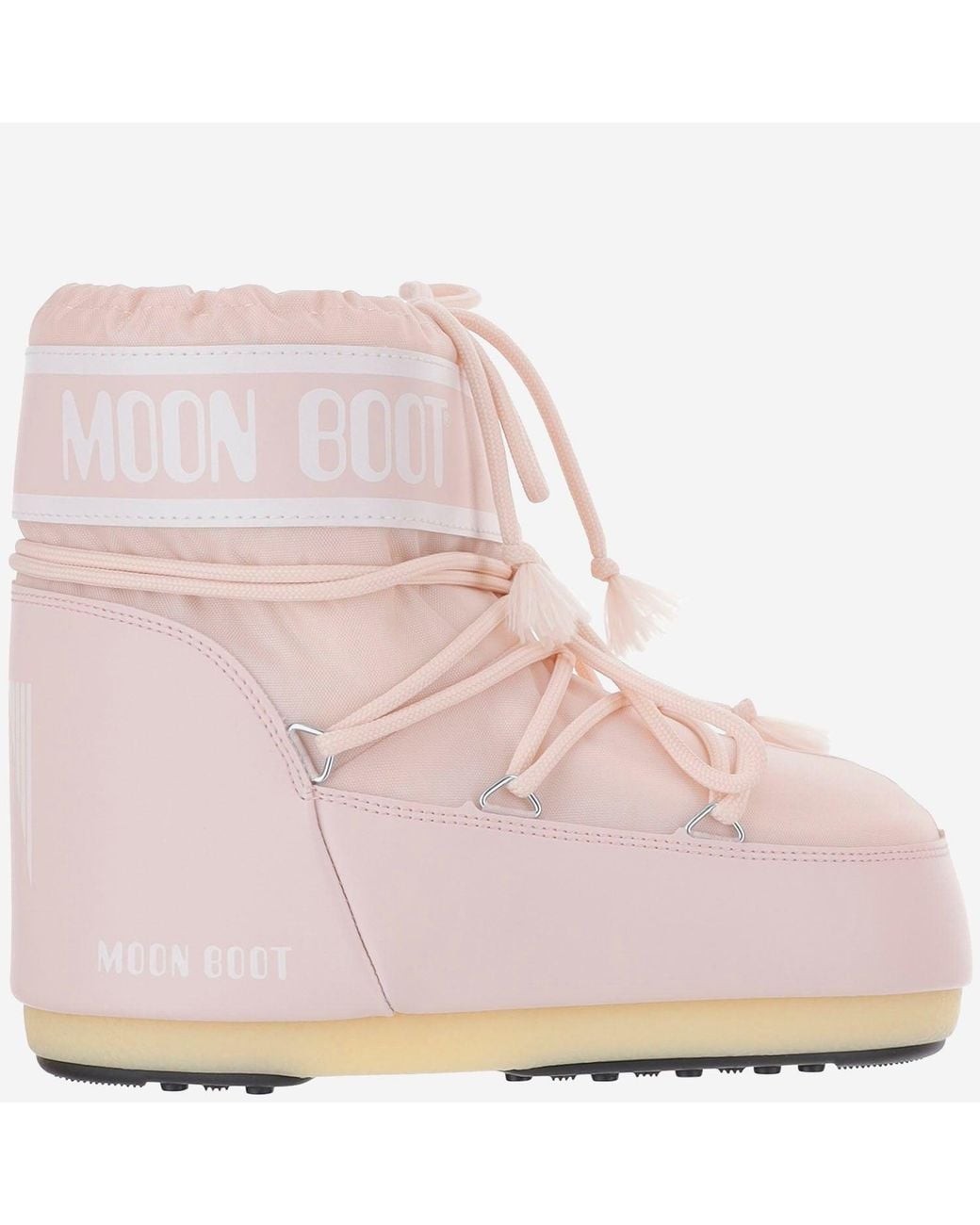 Moon Boot Pink Icon Low Ankle Boots