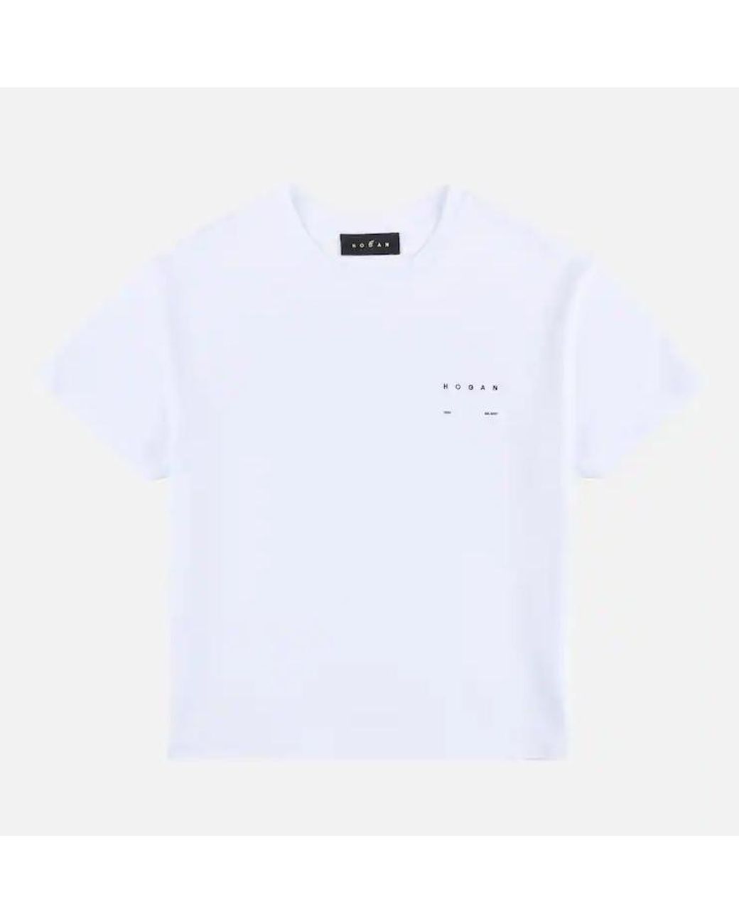 Hogan White Boxy T Shirt