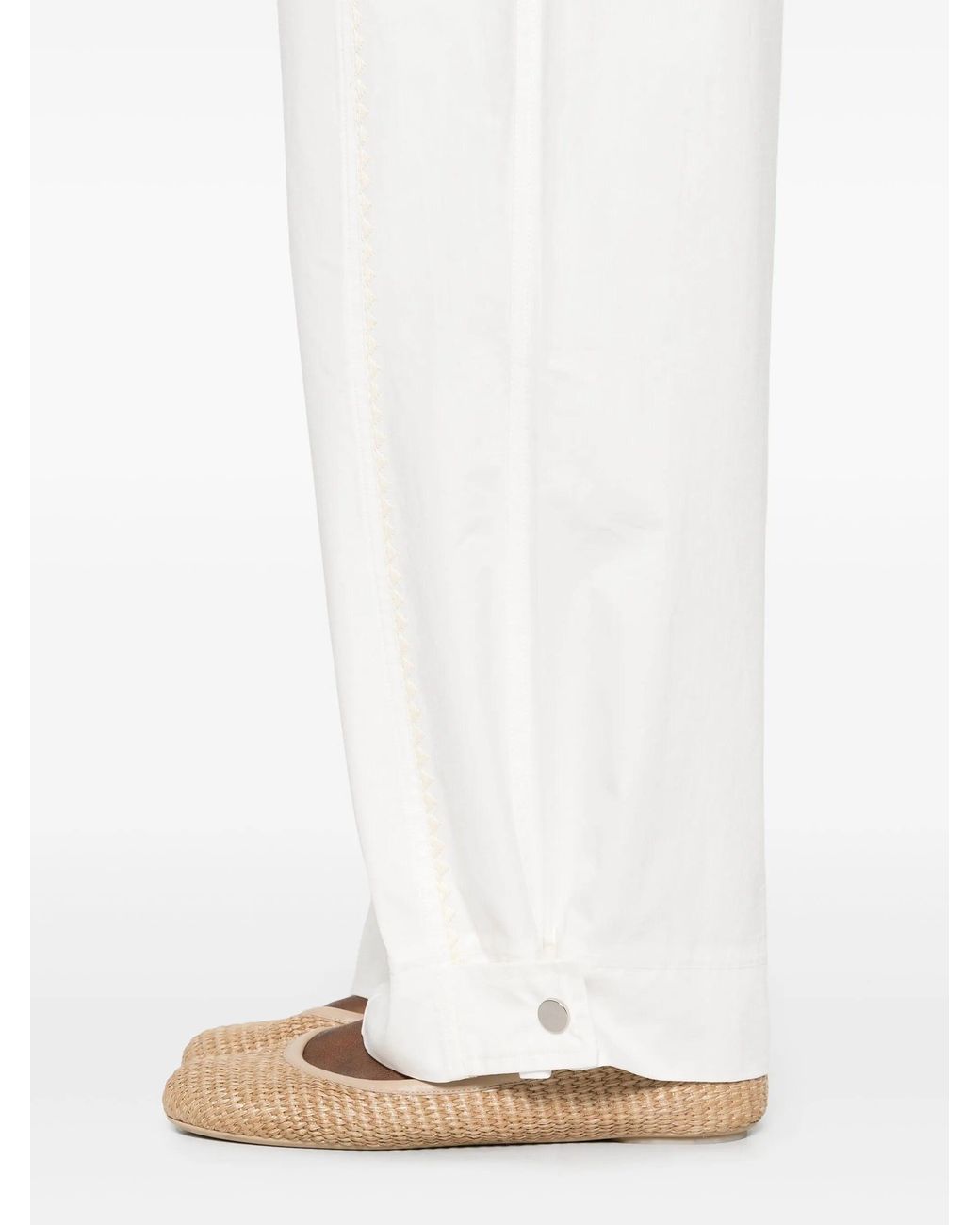 Antik Batik Winna Straight Broek in het White