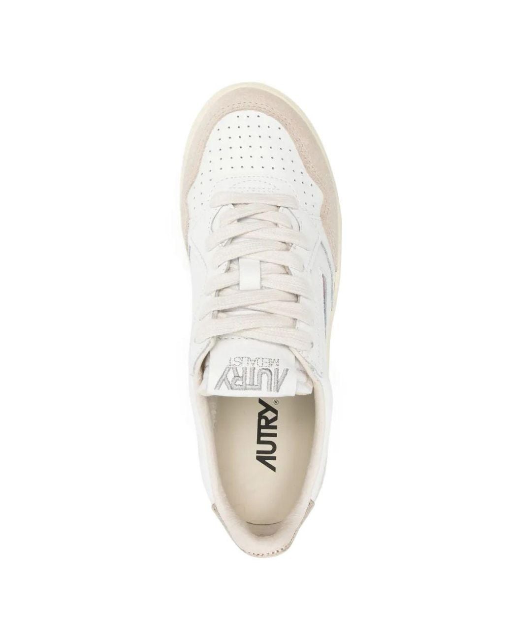 Autry White Medialist Low Sneakers