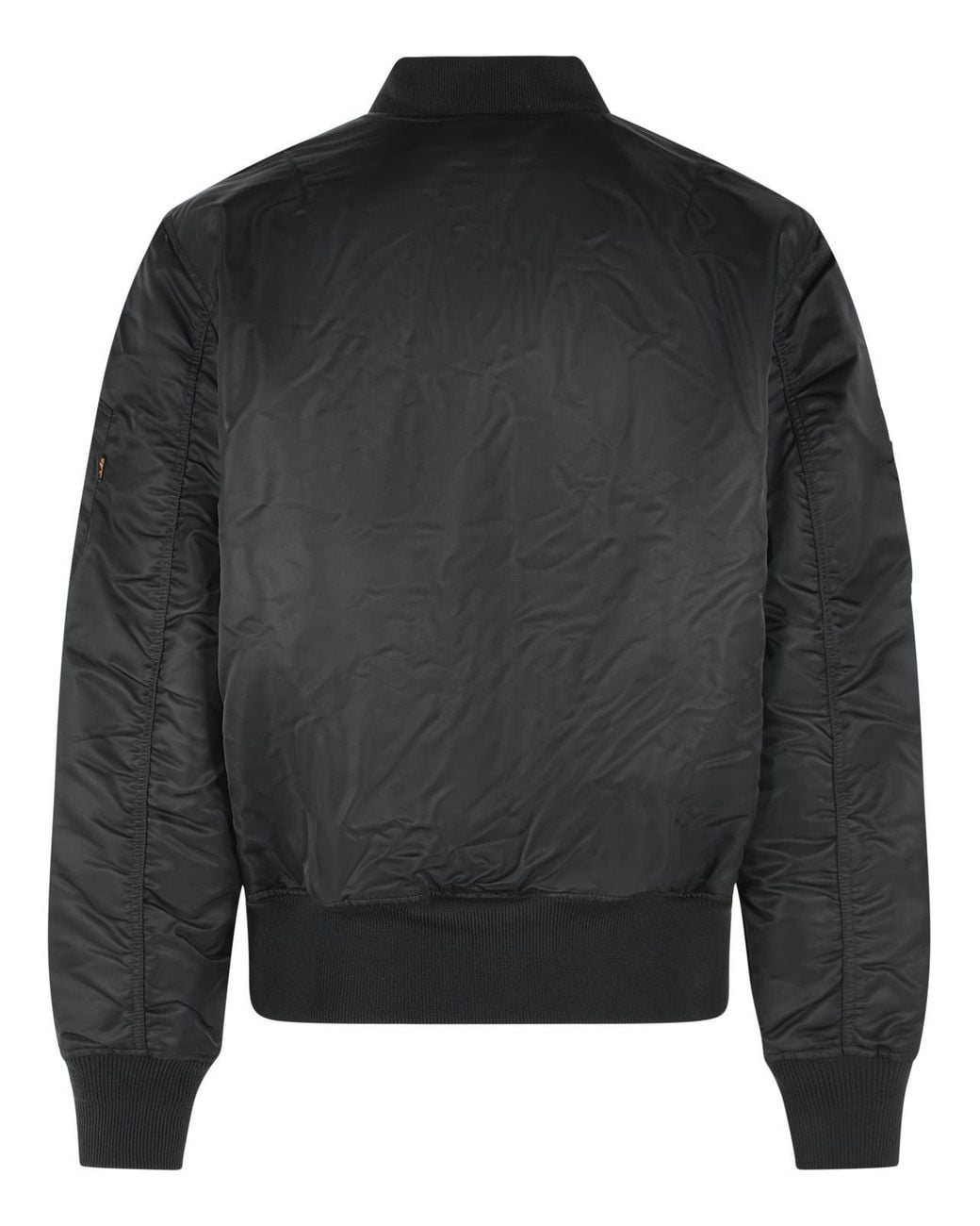 Alpha Industries Black 'Ma-1 Heritage' Reversible Nylon Bomber Jacket