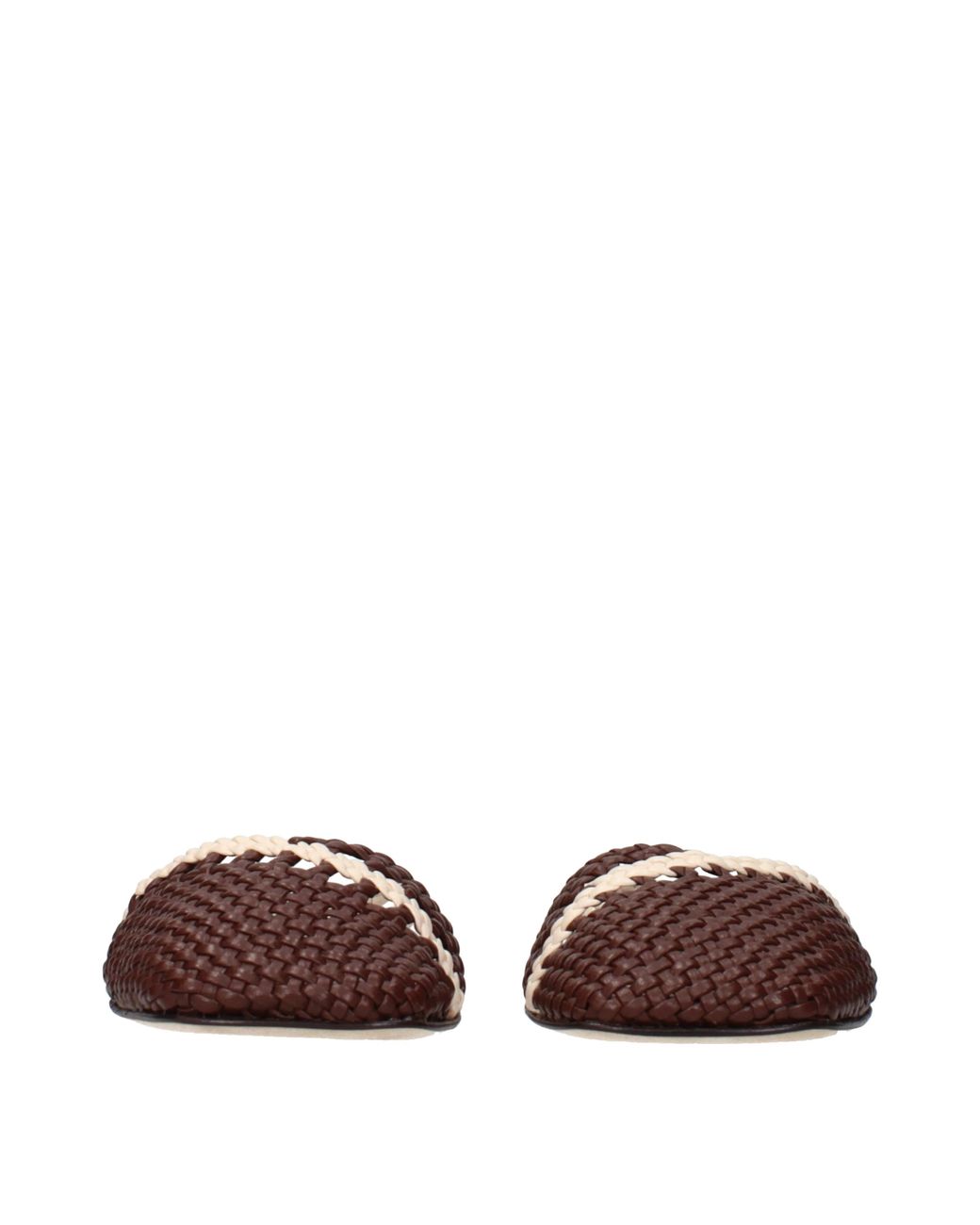 Hereu Brown Rondaia Sandals/Ivory Leather