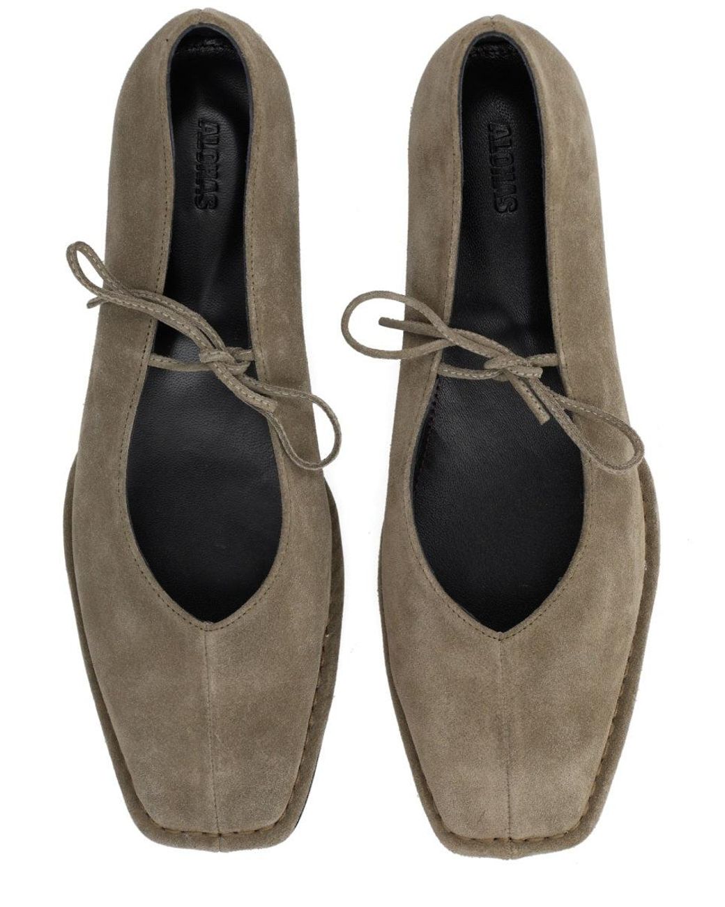 Alohas Brown Leather Flats