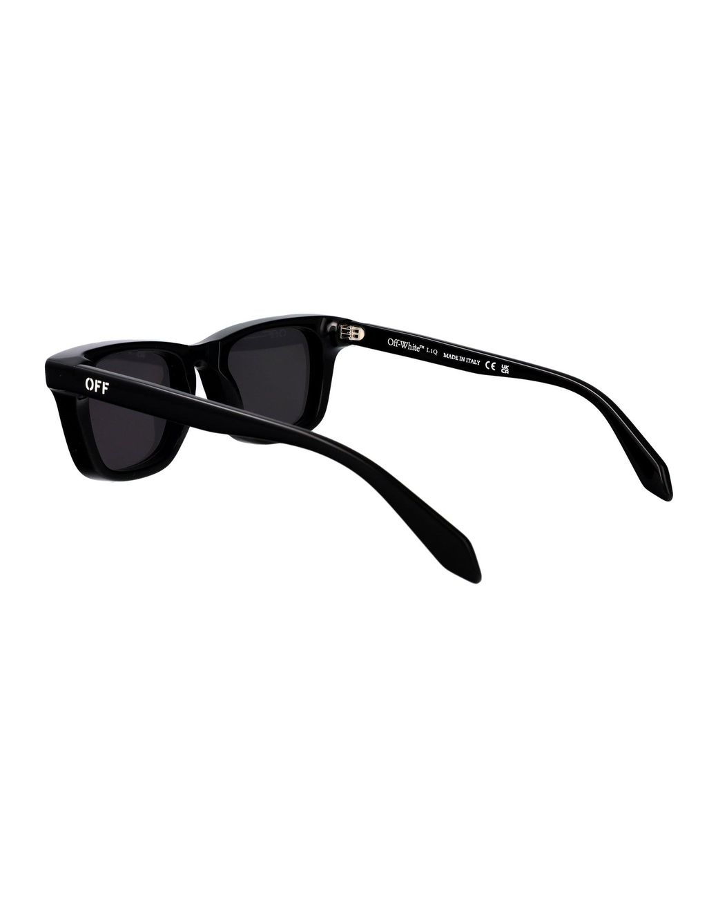 Off-White c/o Virgil Abloh Black Shiny Acetate Sunglasses