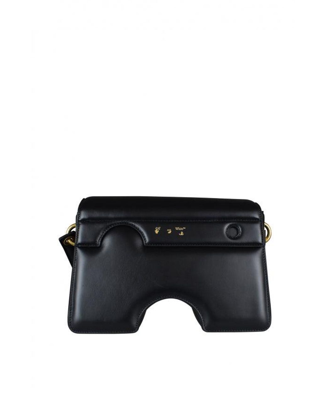 Off-White c/o Virgil Abloh Black Large Shoulder Bag Burrow 22