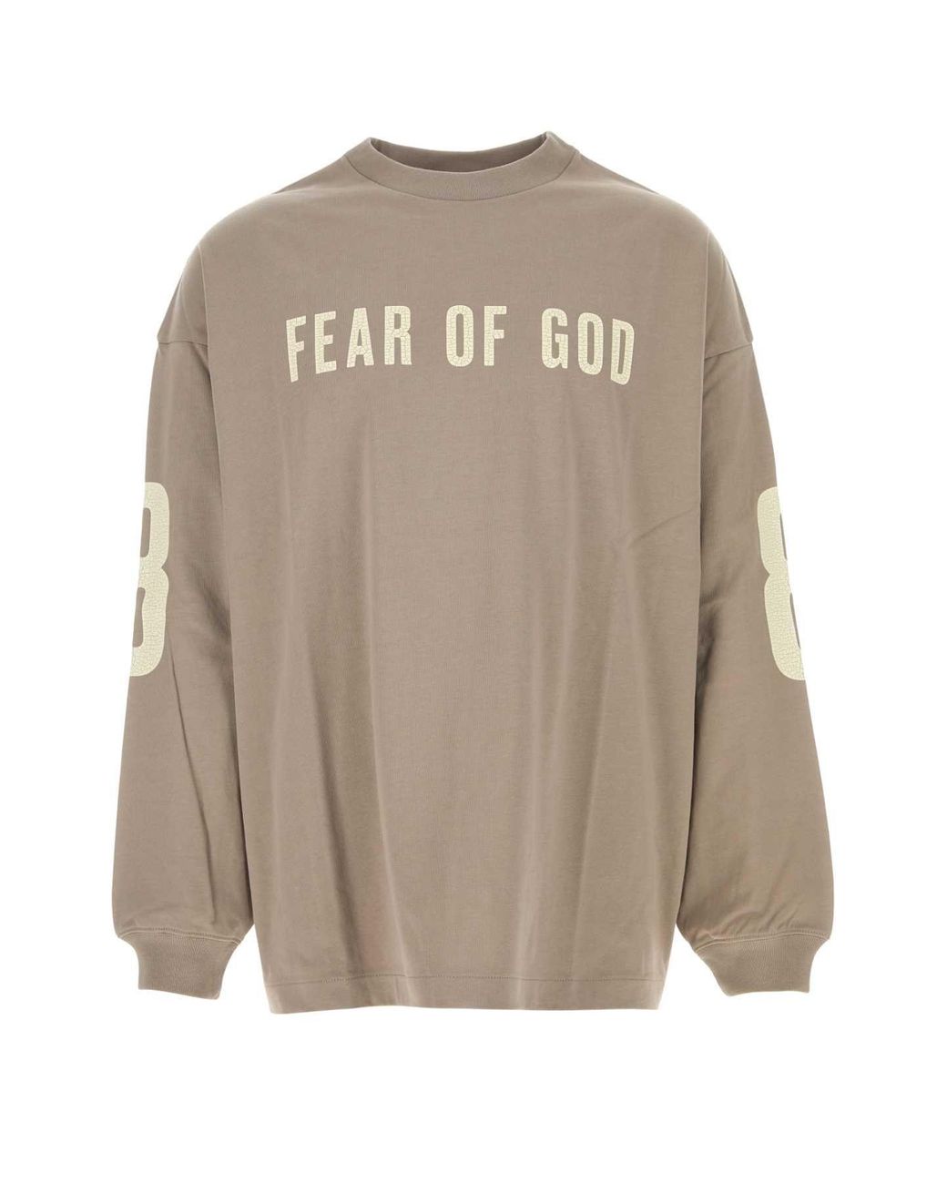 Fear Of God Natural Dove Cotton Oversize T Shirt