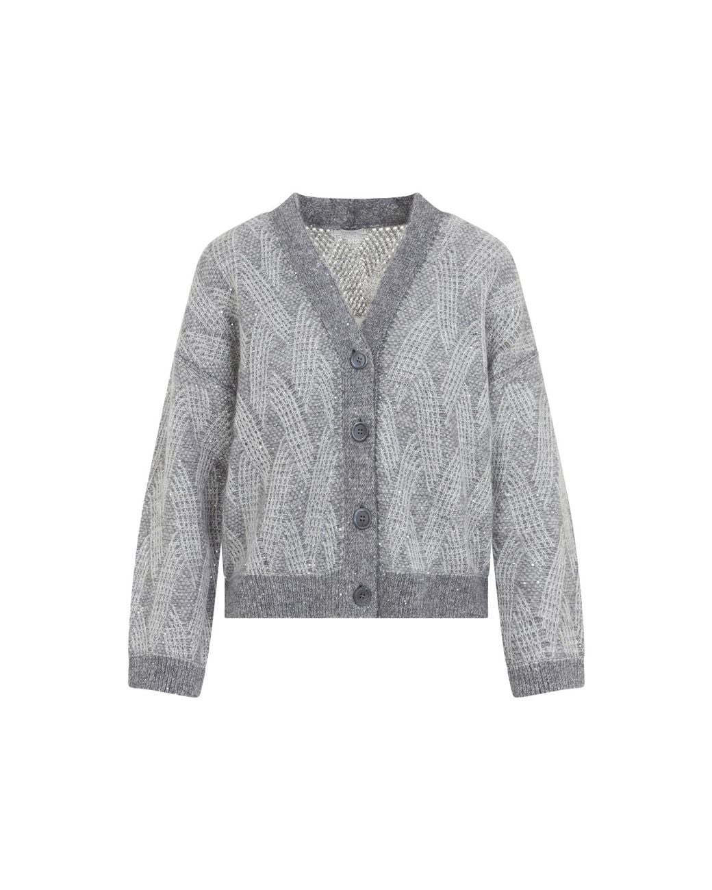Peserico Gray Grigio Eclisse Cardigan