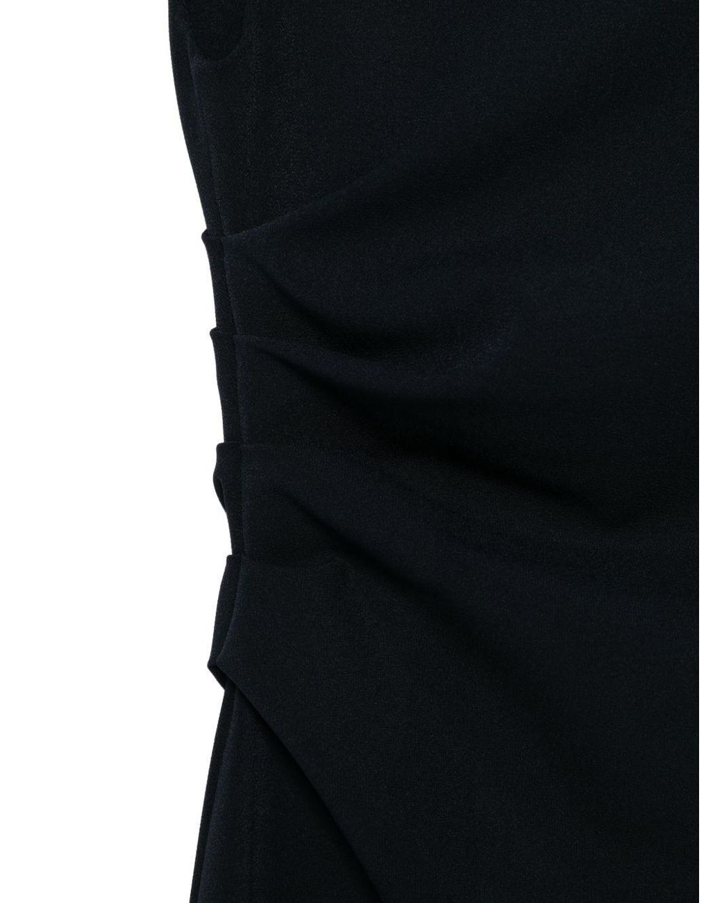P.A.R.O.S.H. Black Midi Dress