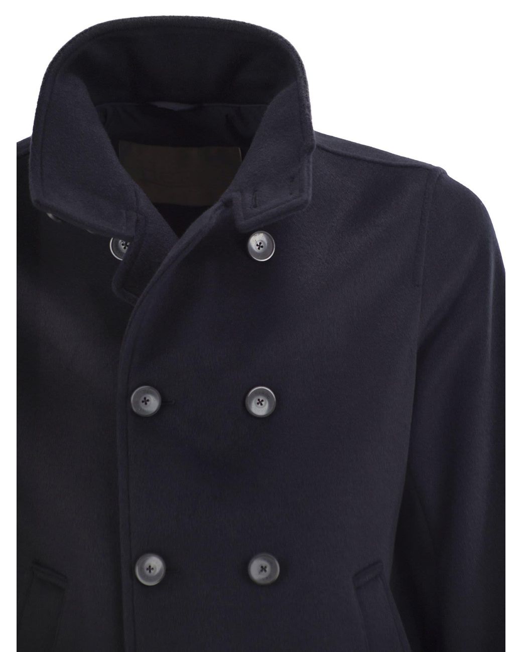 Herno Blue Double-Breasted Jacket