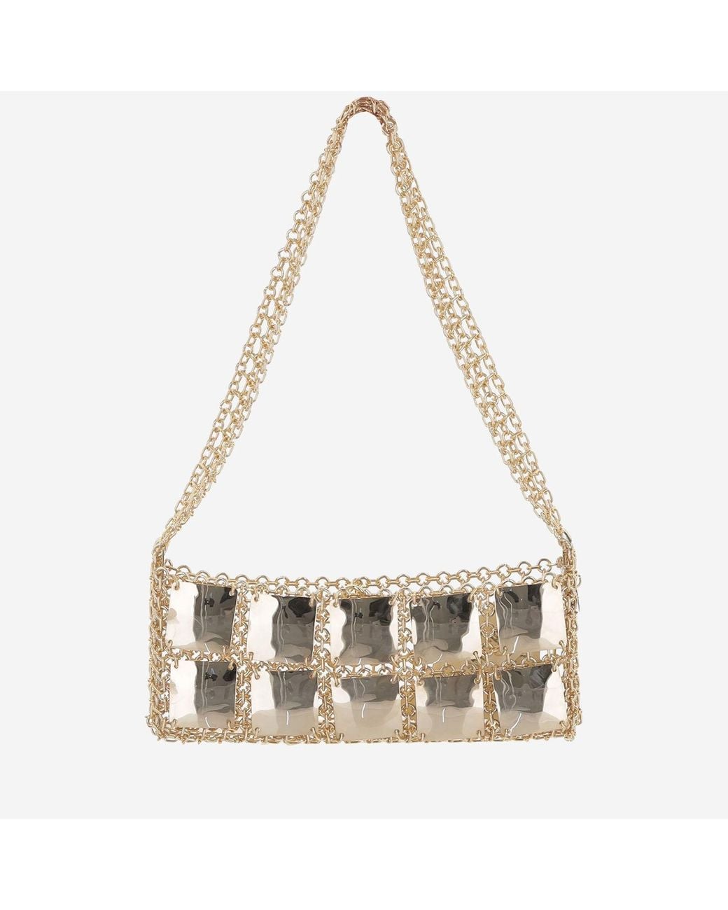 Silvia Gnecchi Metallic Bag With Reflective Panels