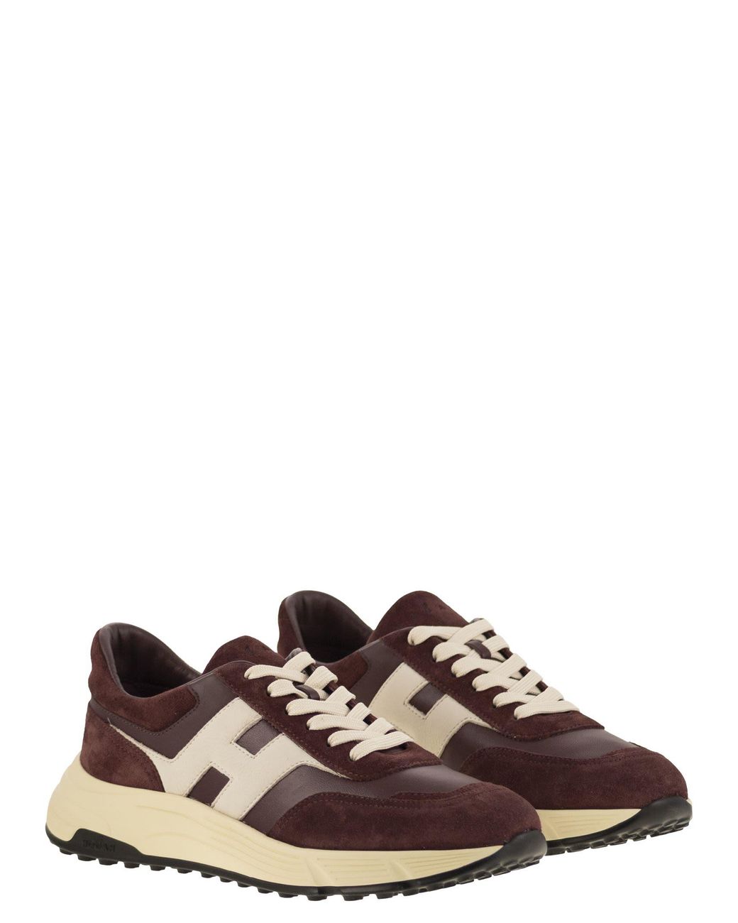 Hogan HyperLight Wildleder -Trainer in Brown für Herren