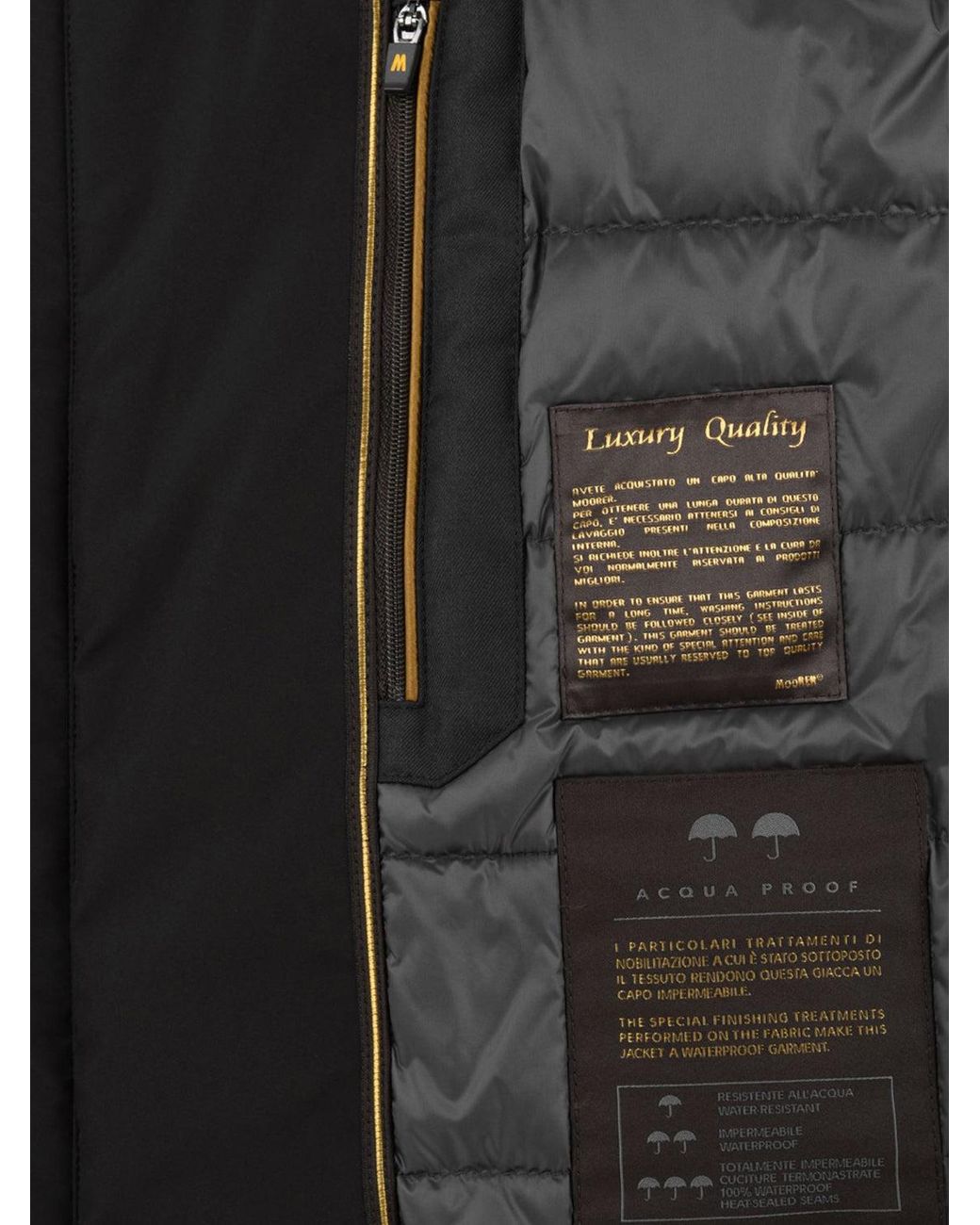 Moorer Black Jackets