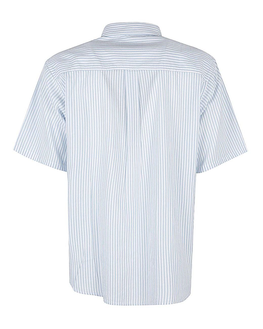 Carhartt Blue Cotton Shirt for men
