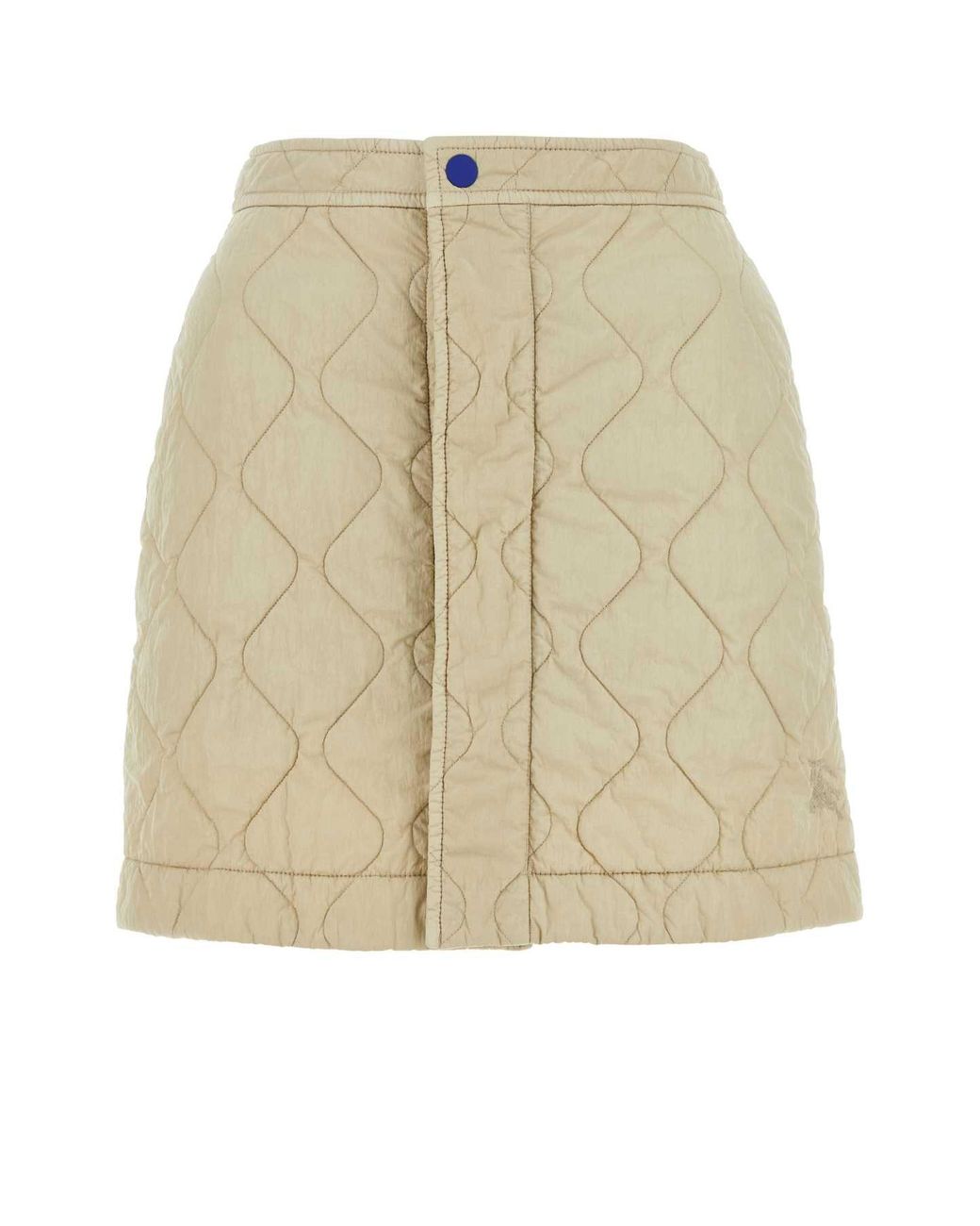 Burberry Natural Sand Nylon Mini Skirt