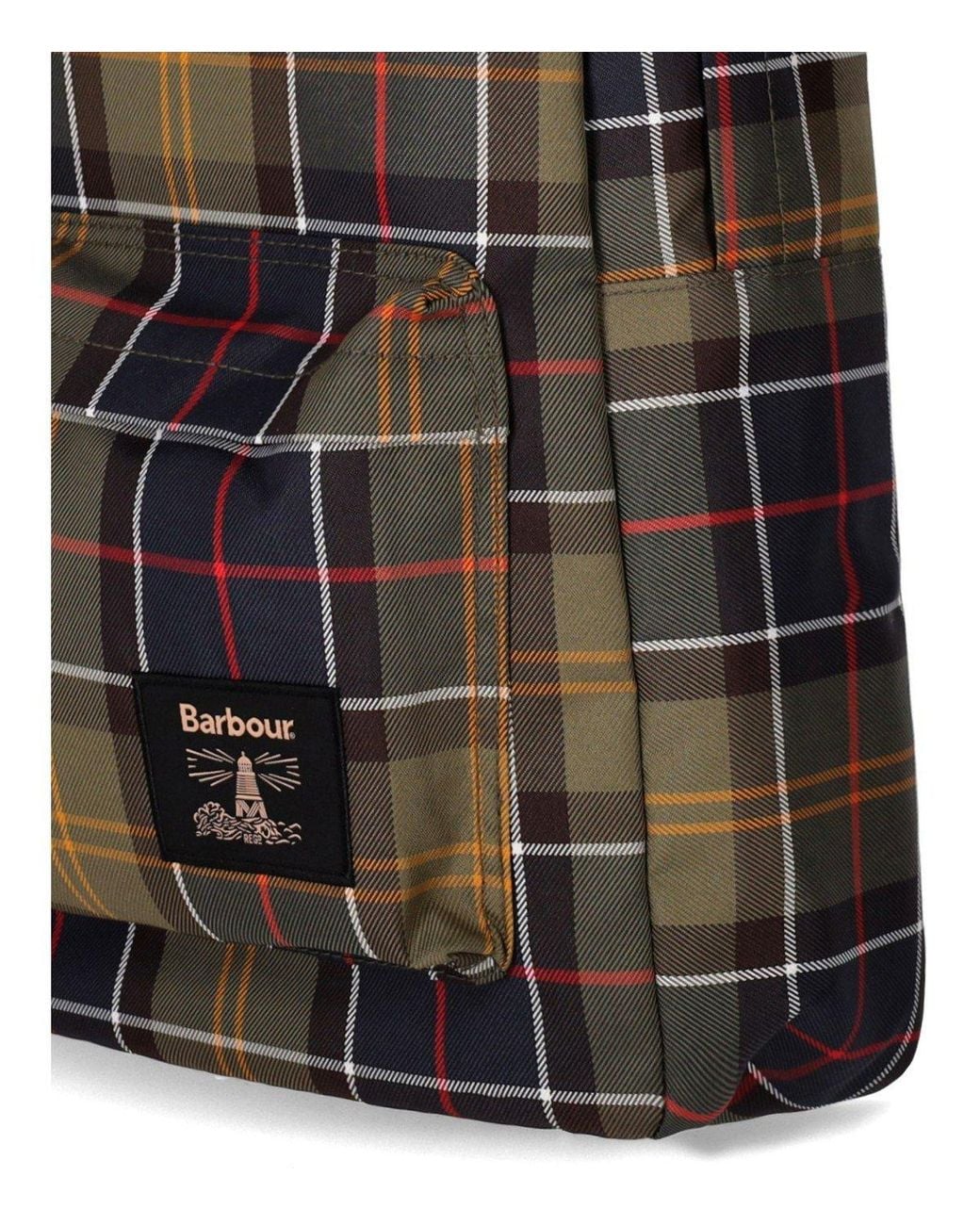 Barbour Gray Torridon Classic Tartan Backpack for men