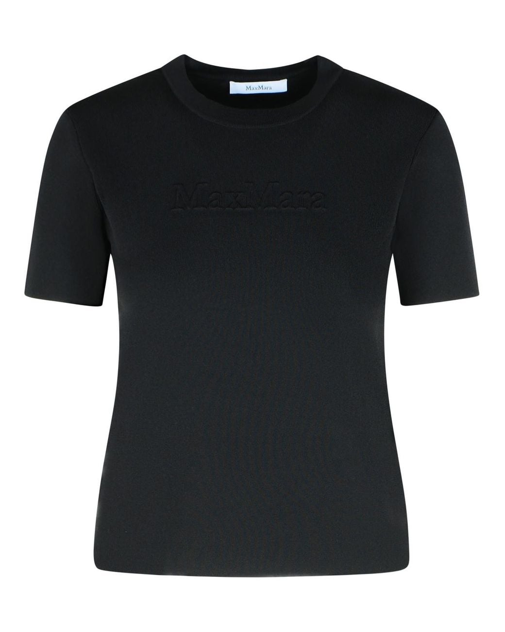 Max Mara Black 'Adelio' Viscose Blend T Shirt