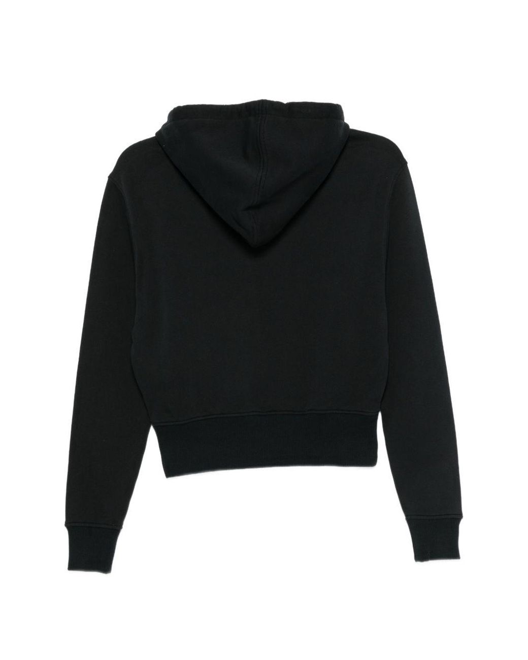 AMI Black Ami De Coeur Cotton Hoodie