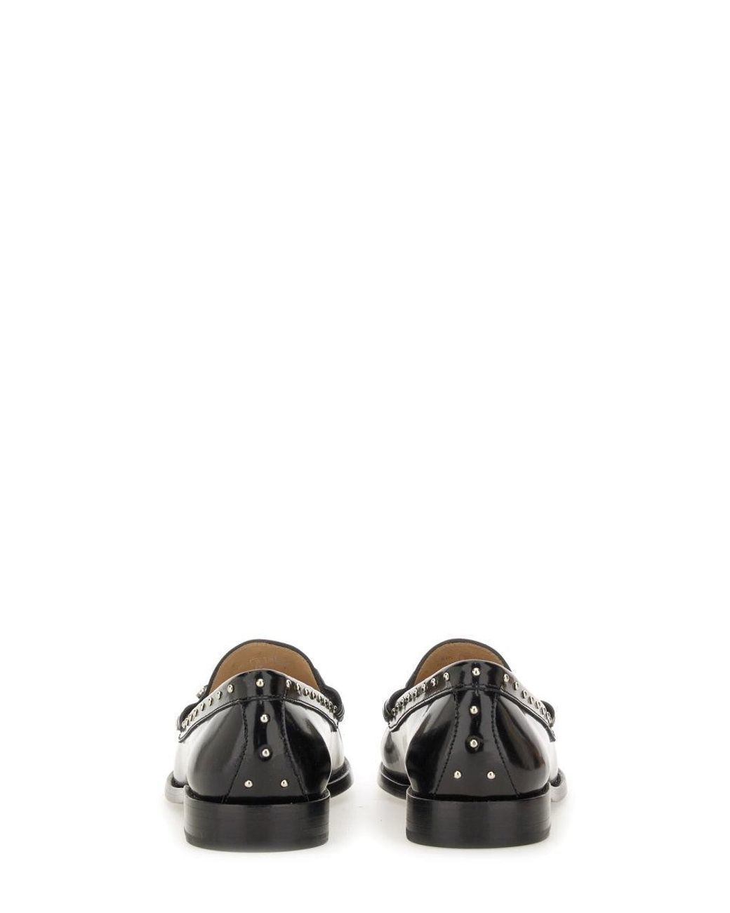 Stuart Weitzman Black Lottie" Moccasin