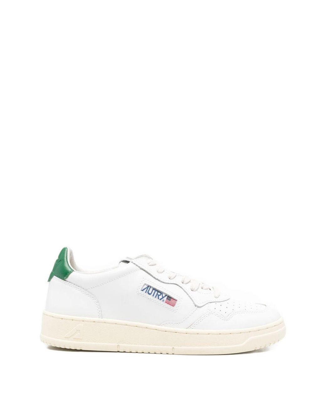 Autry White Medialist Low Sneakers