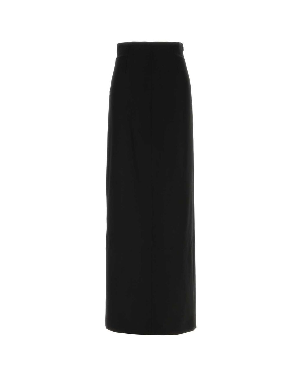 Maison Margiela Black Wool Skirt