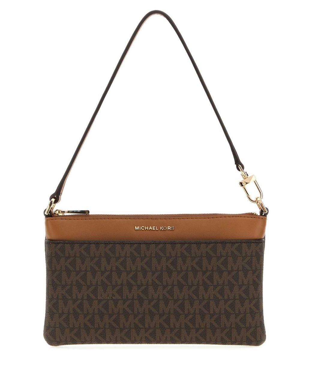 MICHAEL Michael Kors Brown Canvas Mini Jet Set Handbag