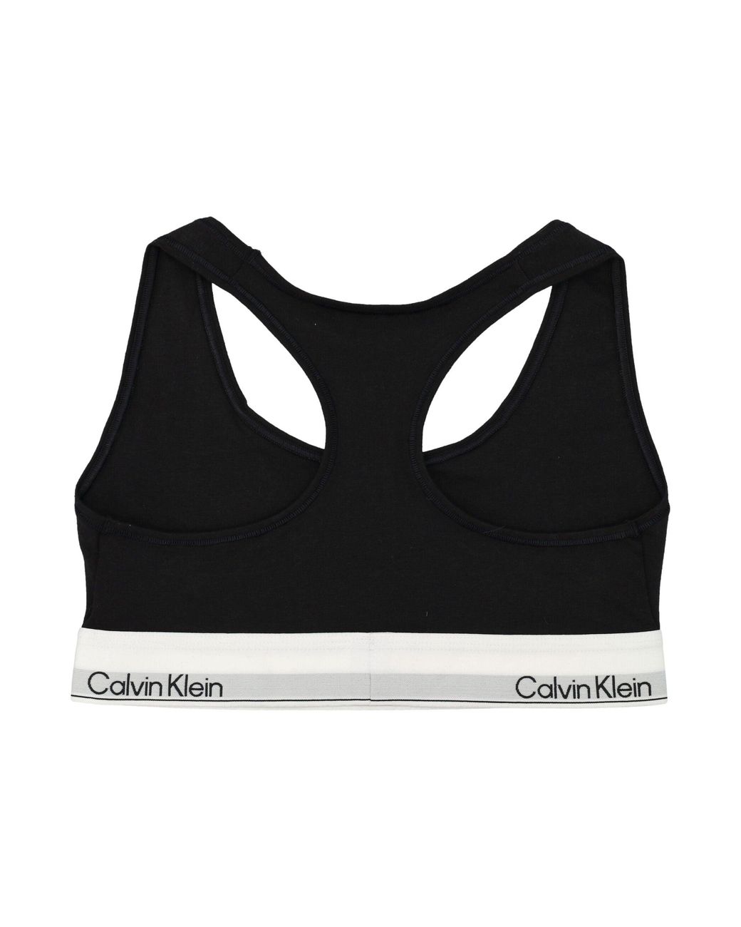 Calvin Klein Black Icon Cotton Modal Unlined Bralette