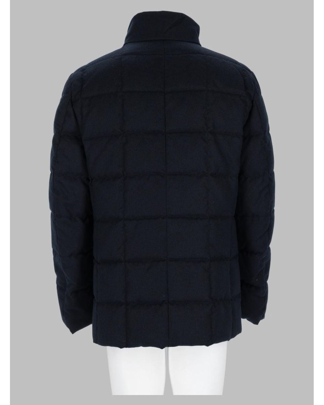 Fay Blue Polyester Trench Coat for men
