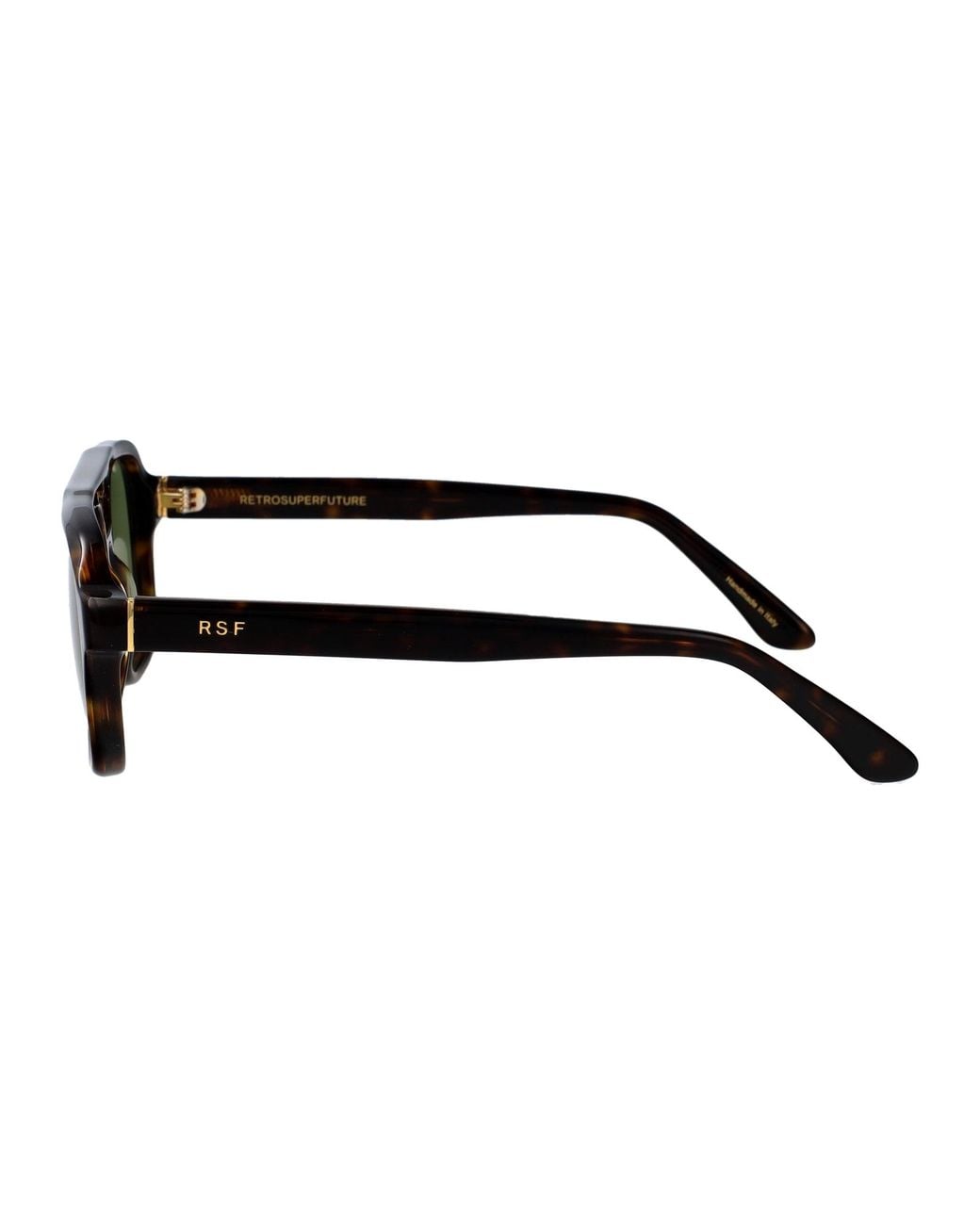 Retrosuperfuture Green Havana Acetate Sunglasses