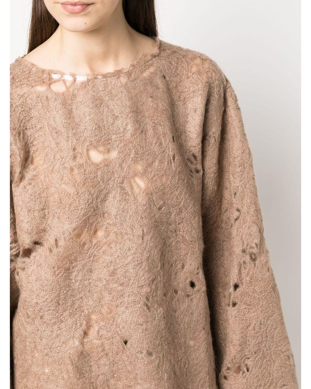 VITELLI Natural Distressed-Pullover