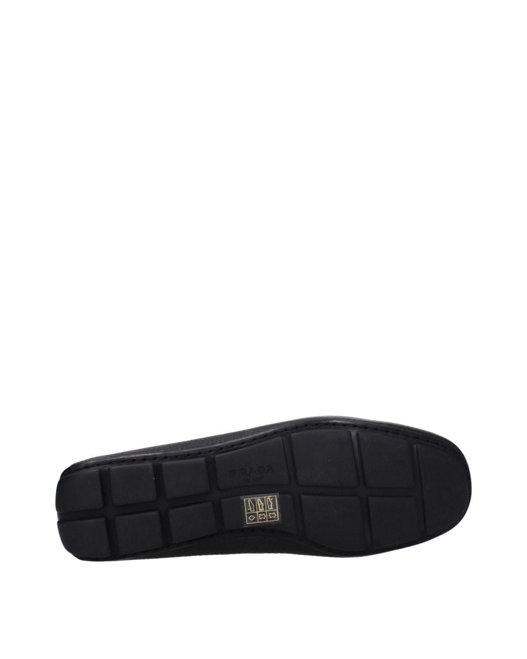 Prada Black Leather Loafers