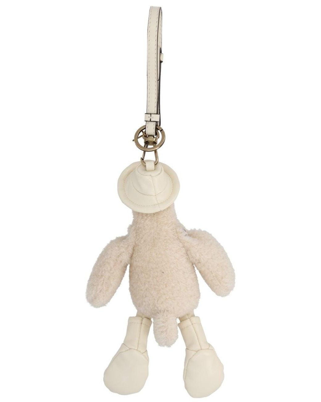 Moncler Natural Mini Monduck Keychain