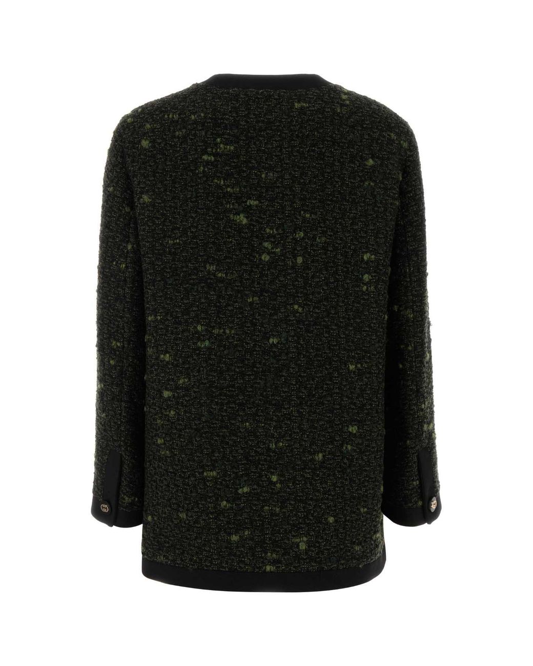 Gucci Black Boucle Overcoat