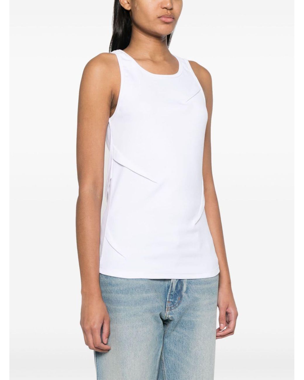 Gauchère Top in het White voor heren