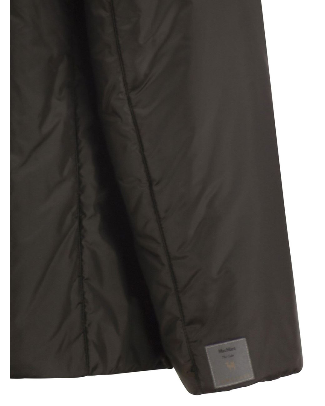 Max Mara Black Greenh Drip Proof Canvas Travel Jacket
