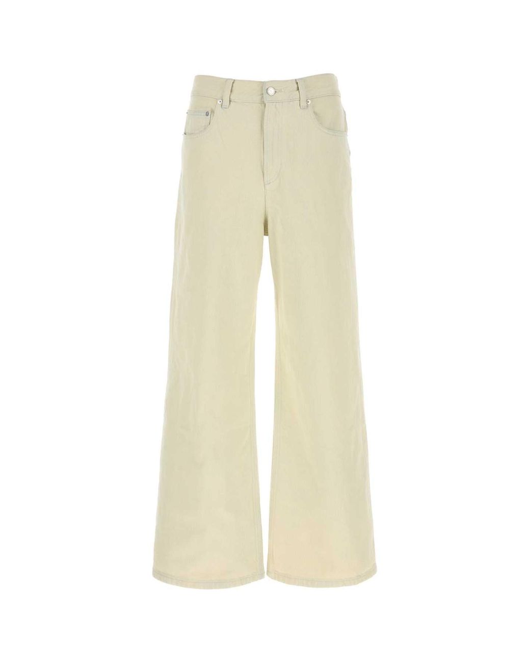A.P.C. Natural Ivory Denim Clyde Jeans for men