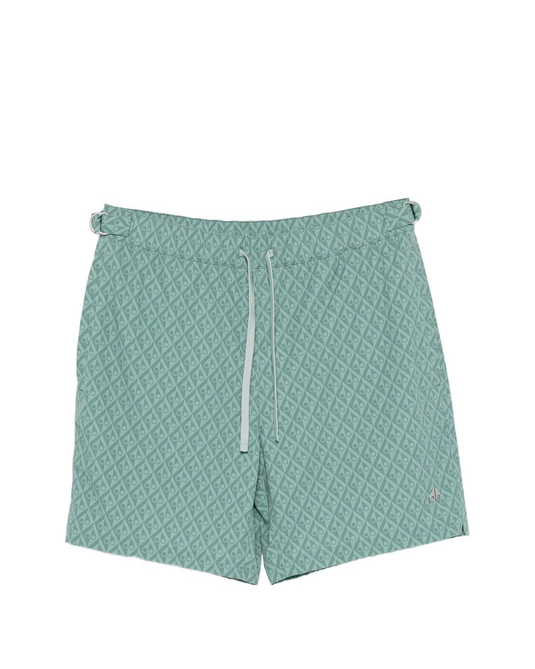 Moose Knuckles Green Hide And Swim Short