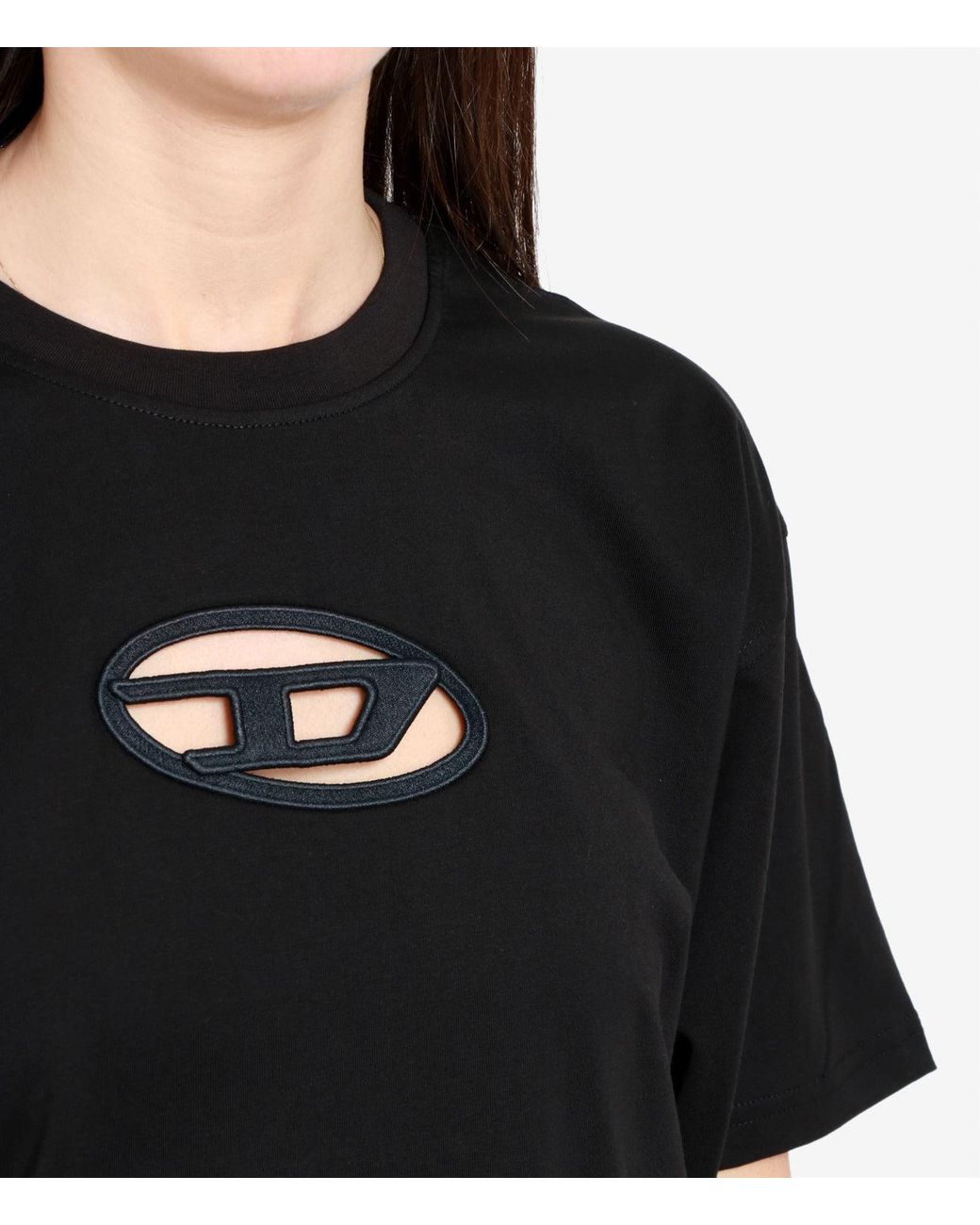 DIESEL Black T Shirts And Polos