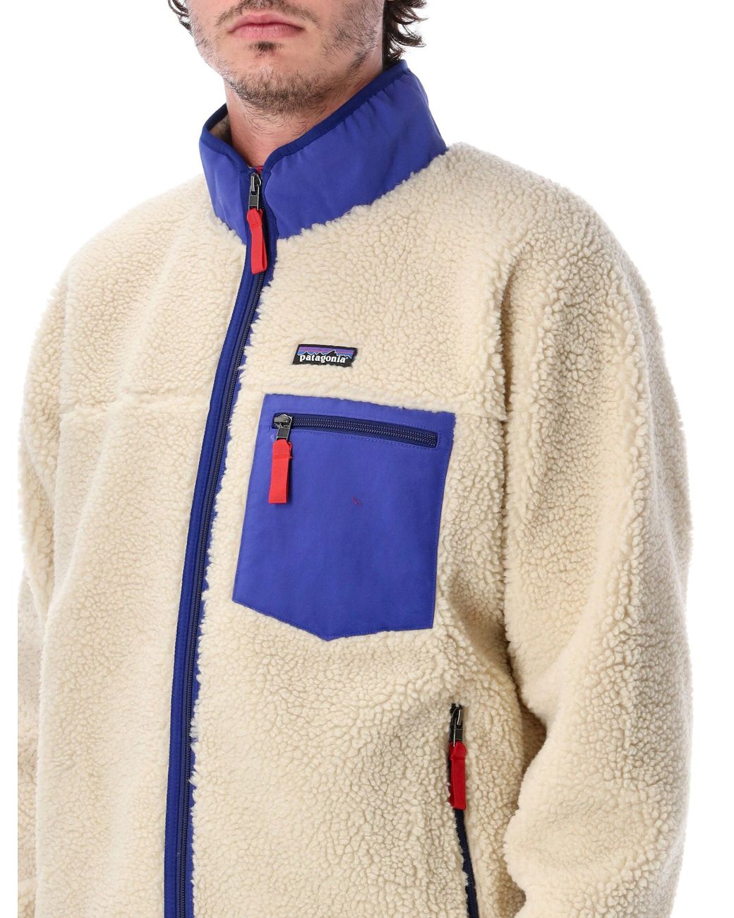 Patagonia Blue Classic Retro-X Fleece Jacket for men