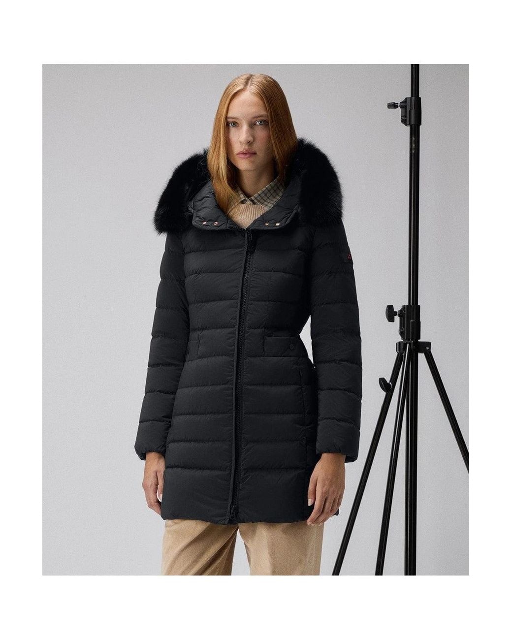 Peuterey Black Technical Nylon Zip-Up Jacket
