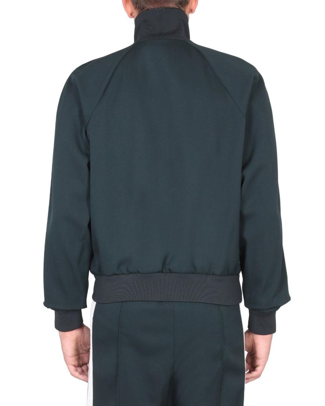 Bottega Veneta Blue Mock Collar Jacket