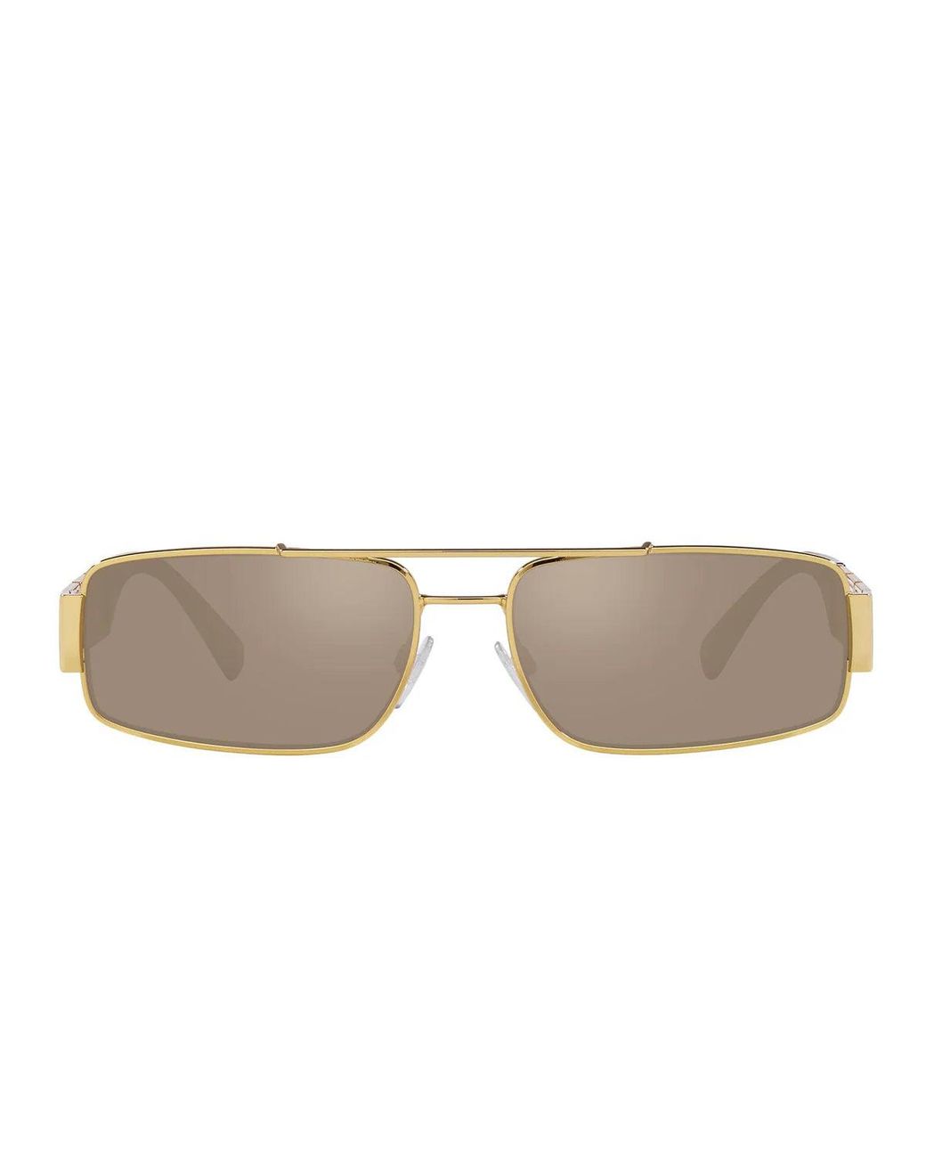 Versace Zonnebril Ve2257 10025 Een Goud/gouden Spiegel Unisex in het Gray