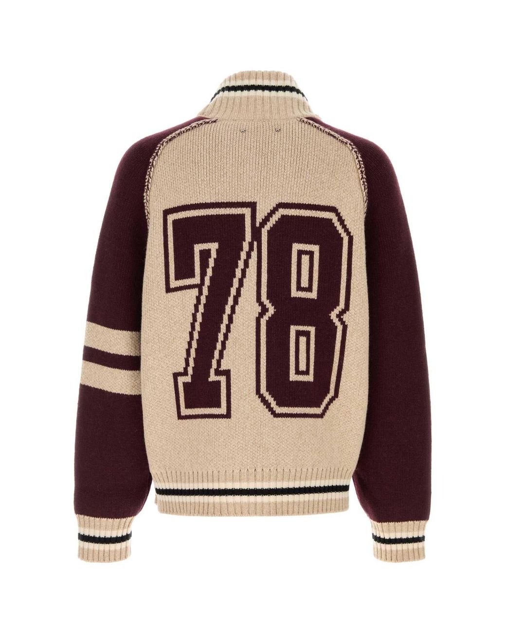 Golden Goose Deluxe Brand Natural Beige Wool Blend Cardigan for men