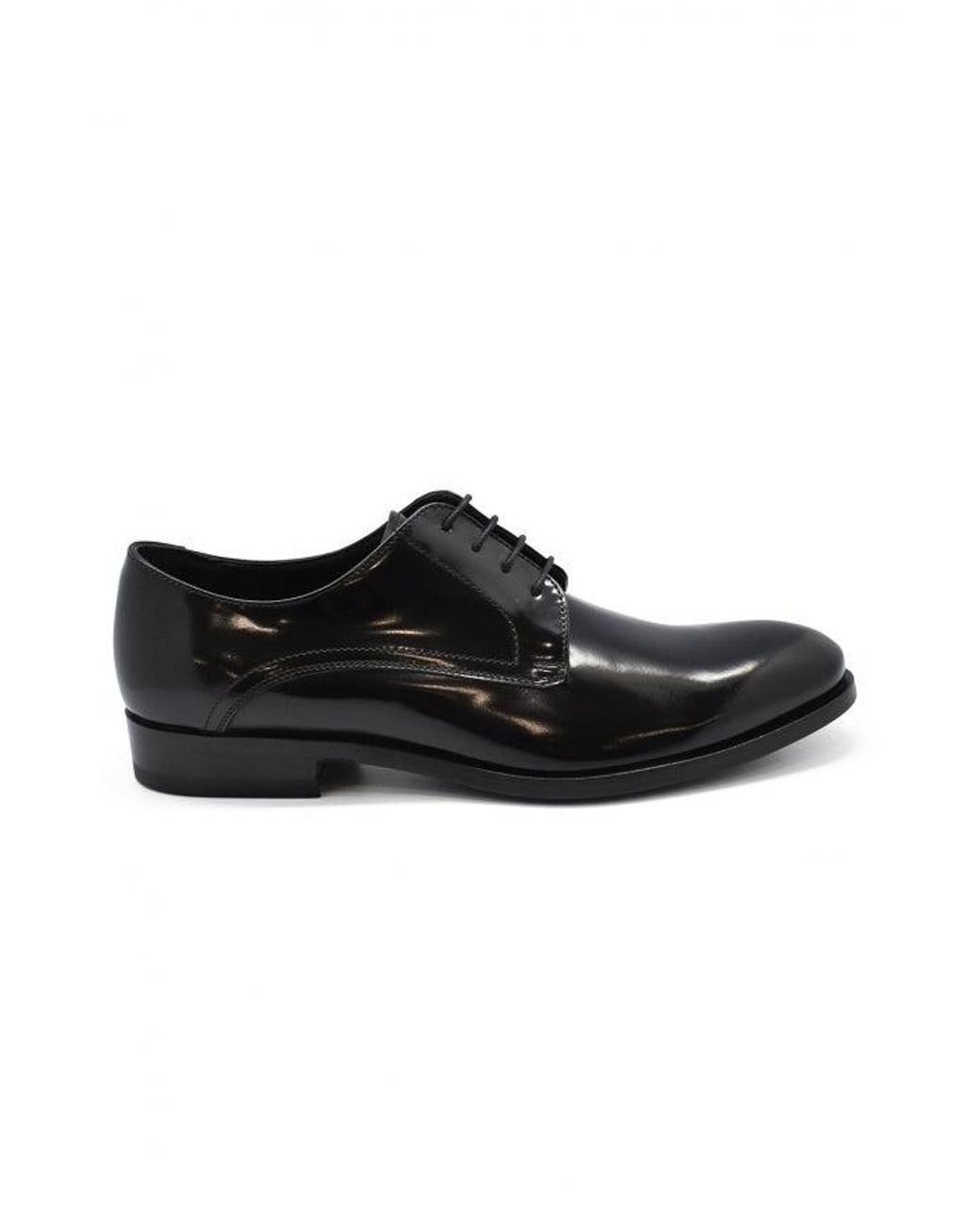 ALBERTO Black Lace Up Shoes
