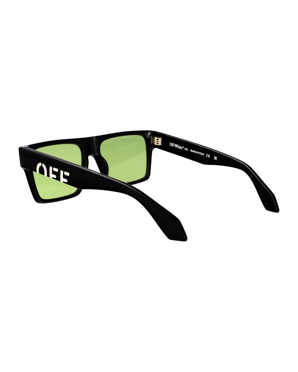 Off-White c/o Virgil Abloh Green Shiny Acetate Sunglasses